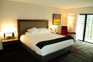 A Hyatt hotel room