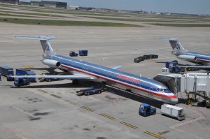 American Airlines aircraft at DFW