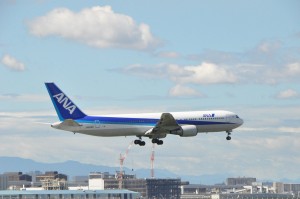 ANA aircraft in Tokyo
