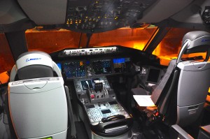 Virgin Boeing Dreamliner 787-9 cockpit