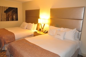 A Hilton hotel room