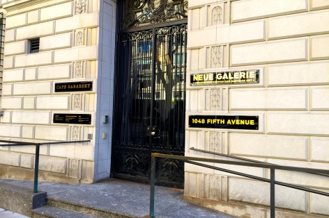 Entrance, Neue Galerie