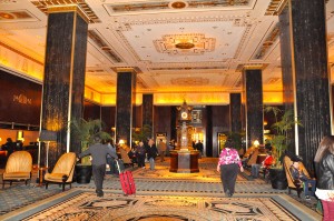 The Waldorf Astoria's lobby