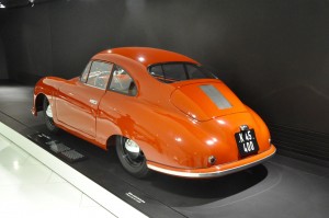 A Porsche 356 at the Porsche Museum 