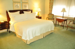A Hilton hotel room