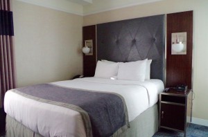 A Wyndham hotel room