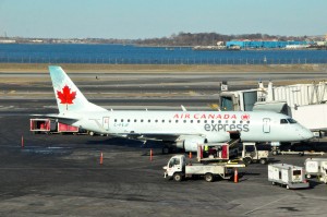 An Air Canada Express plane 