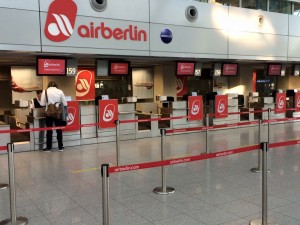 Air Berlin checkin in düsseldorf