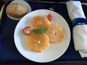 Breakfast on Alaska Airlines