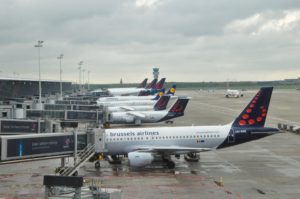 Brussels Airlines aircraft in Brussels