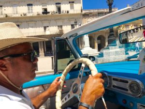 A Havana taxi driver 