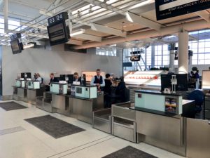 Air Canada check-in counters in Toronto 