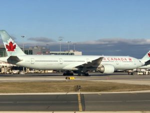 Air Canada aircraft in Toronto 
