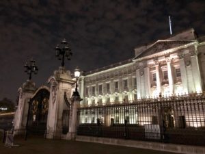 Buckingham Palace Monday evening