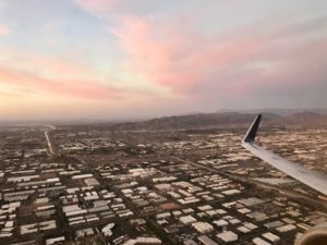 Taking off from Phoenix Sky Harbor