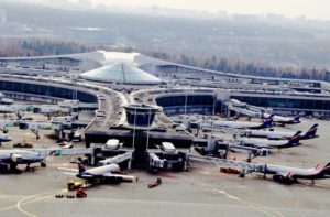 Aircraft at Sheremetyevo International Airport in Moscow